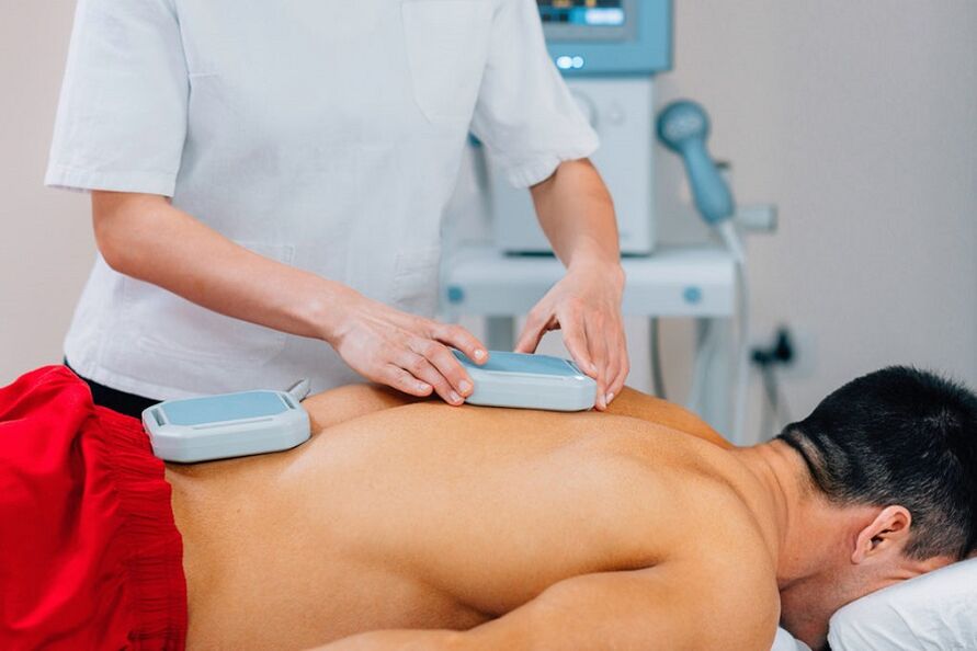 Physiotherapeutic treatment of thoracic osteochondrosis