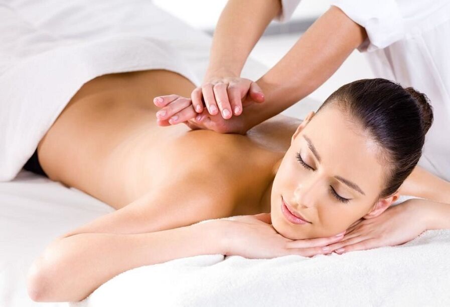 Therapeutic massage for thoracic osteochondrosis