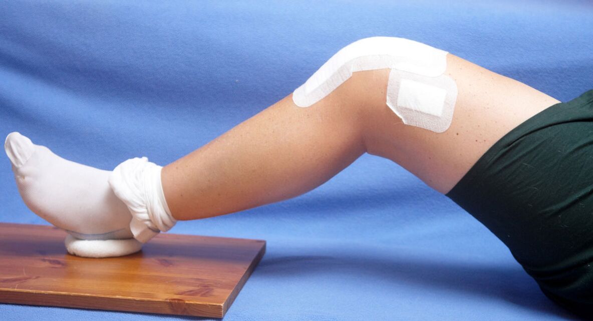 Arthrosis treatment of knee joint